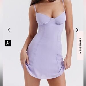 purple mini dress
